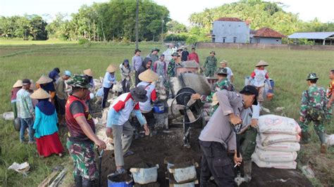 Program TMMD Kodim 0612 Tasikmalaya TNI Dan Warga Gotong Royong