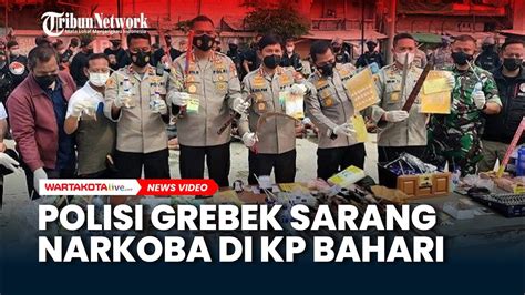 Polisi Ringkus Orang Plus Celurit Saat Grebek Sarang Narkoba Di