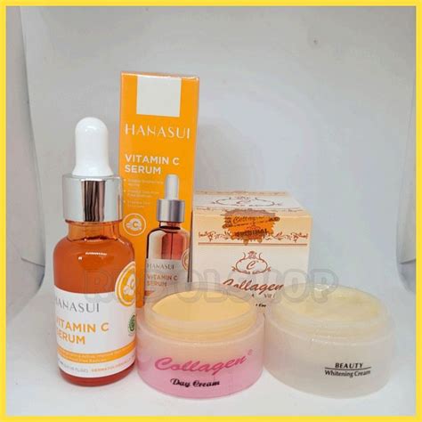 Serum Forte Vitamin C Original Dan Cream Collagen Susun Plus Vit E