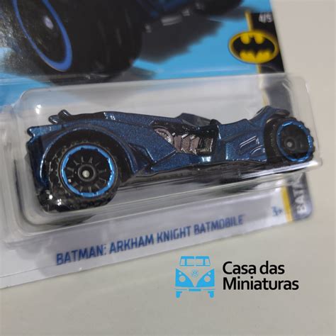 Hot Wheels BATMAN ARKHAM KNIGHT BATMOBILE AZUL LACRADO Shopee Brasil