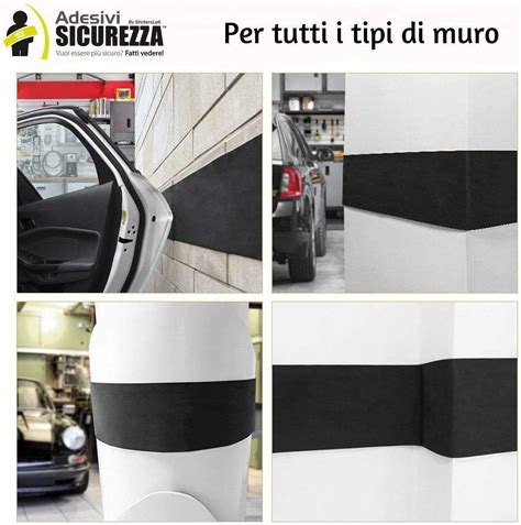 StickersLab Bande PARACOLPI ADESIVE Per Protezione Portiere Urti Auto