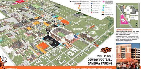 Travel And Parking Oklahoma State Game Day Guide