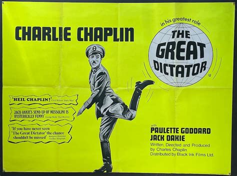 The Great Dictator Original Vintage Movie Poster Of Charlie Etsy