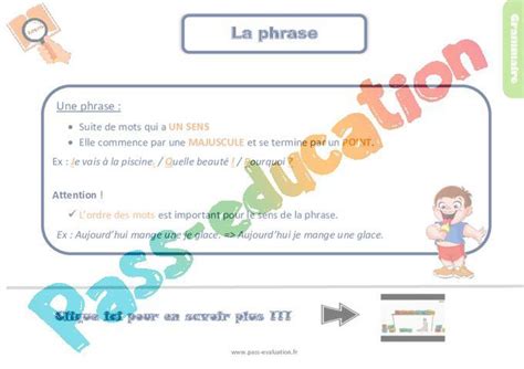 La Phrase Au Ce Evaluation Et Bilan Avec Le Corrig Pdf Imprimer