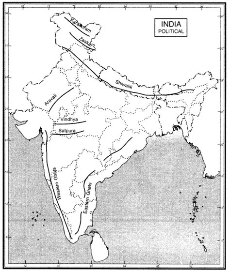 Class 9 Geography Chapter 2 Extra Questions Physical Features Of India