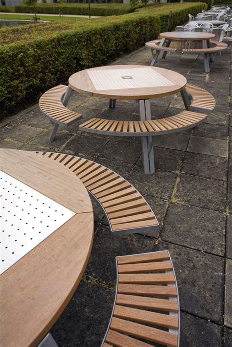 Pin On 정드프 섬을짓다 Round Outdoor Table Round Picnic Table Outdoor Furniture Design