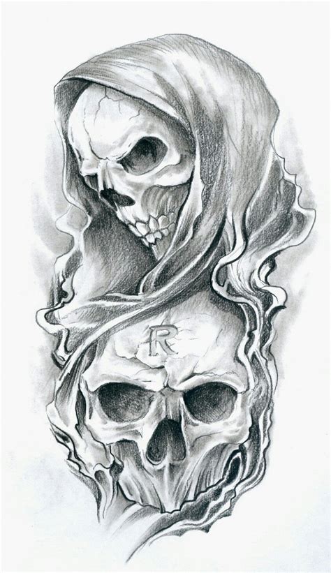 Pin By Fel0ns Ink On Skull Tattoo Design Skull Sketch Skulls Drawing