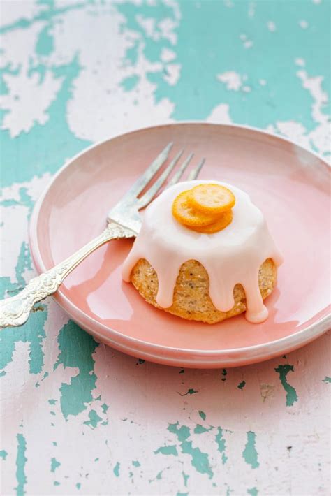 Glazed Mini Lemon Poppyseed Tea Cakes Simple Bites