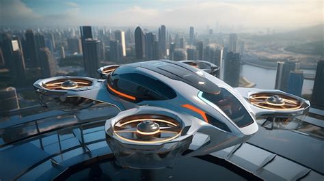 Premium Ai Image Vertical Takeoff Aircraft Concept