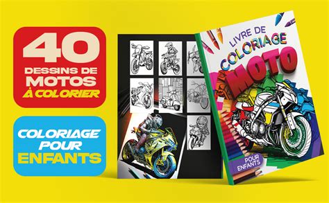 Livre De Coloriage Moto Un Livre De Coloriage Pour Enfants Partir De