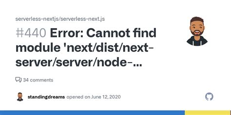 Error Cannot Find Module Next Dist Next Server Server Node Polyfill