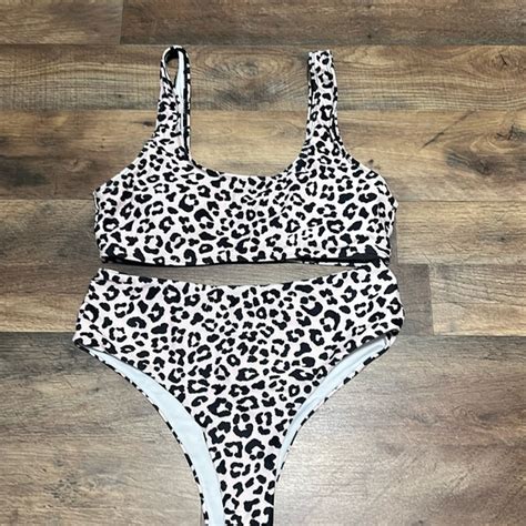 Shein Swim Cheetah Girls Bikini Poshmark