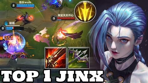 Wild Rift Jinx Top Jinx Gameplay Rank Challenger Youtube