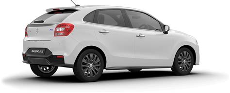 Baleno Rs Arctic White Car Back Side View Hot Hatch Clipart Large