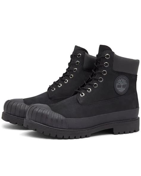 Timberland 6 Premium Rubber Toe Boot In Black For Men Lyst Canada