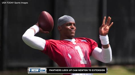 Cam Newton Carolina Panthers Agree To Long Term Extension YouTube