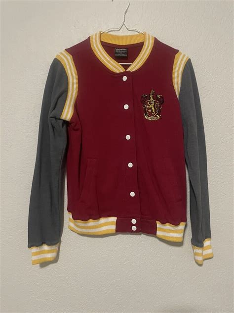 Harry Potter Varsity Jacket Gryffindor Snap Up Size Gem
