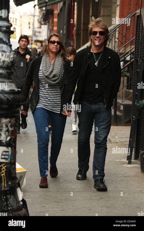 Jon Bon Jovi and Dorothea Hurley out shopping together in Soho New York ...