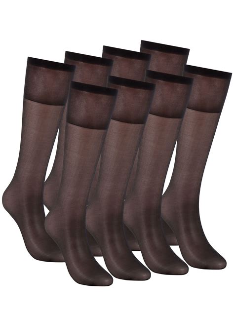 Deago Womens Sheer Knee High Pantyhose Hosiery 20d Nylon Stockings