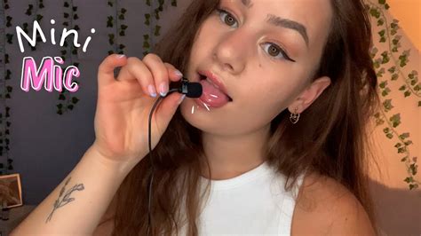 Asmr With A Mini Microphone Microphone Test Asmr Marlife Youtube