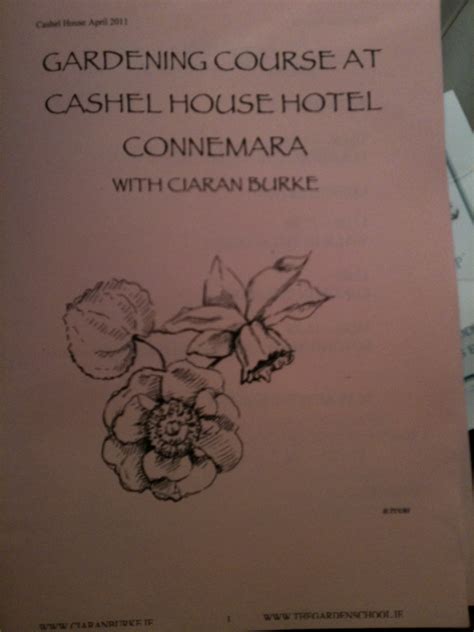 Cashel House Hotel Connemara A Weekend Of Blooms And Food Blooms