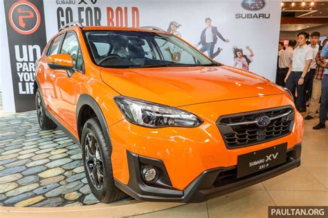 2018 Subaru Xv Launched In Malaysia Two Variants 20i And 20i P Priced From Rm119k To