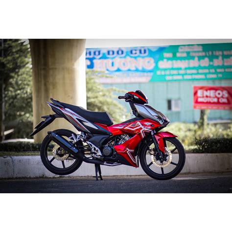 Mua Tem Rời Dán Xe Winner X Mẫu Chỉ Đỏ Trắng Đen Cực Hot Hàng Lớp Chất Lượng Cao Không Bay