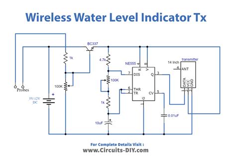 Wireless Water Level Indicator Using Rf Module