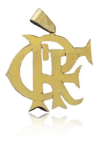 Pingente Flamengo Crf Gramas Ouro K Parcelamento Sem Juros