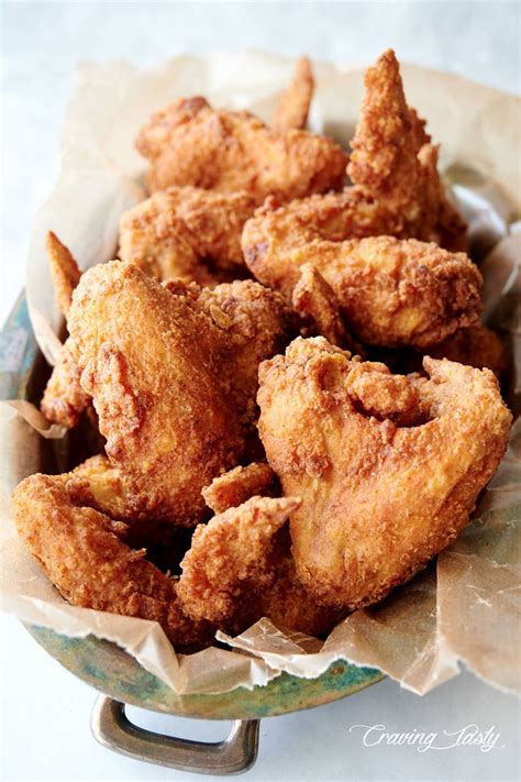 Deep Fried Chicken Wings Craving Tasty