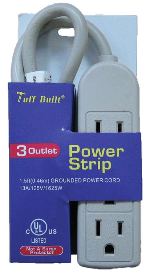 MBS Omaha A Div Of Omaha Distributing Co Inc 3 Outlet Power Strip