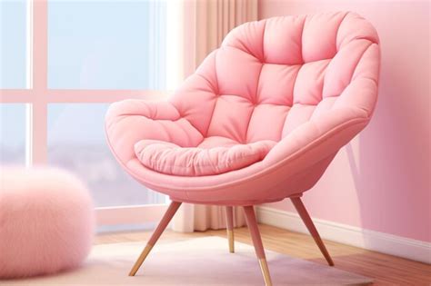 Premium Ai Image Peach Fuzz Soft Warm Interior Design Illustration