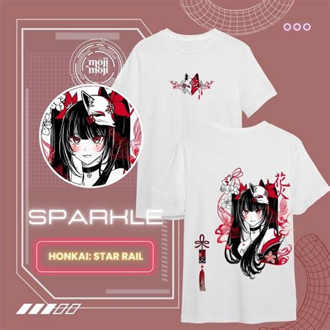 Sparkle Honkai Star Rail Shirt, FRONT & BACK PRINT, Honkai: Star Rail T-shirt, Sparkle Merch ...