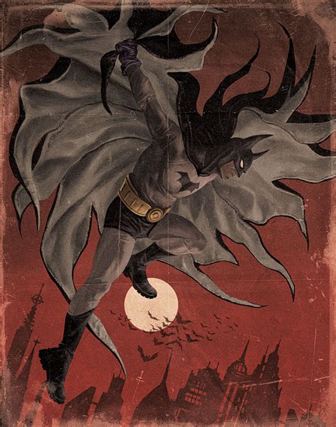 Dig Sebastian Fiumaras Groovy Version Of Golden Age Batman 13th Dimension Comics Creators