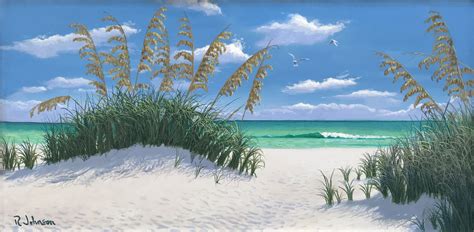 Beach Sea Oats Robert The Artist