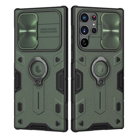 Nillkin Carcasa Nillkin Armor Para Samsung S22 Ultra Verde