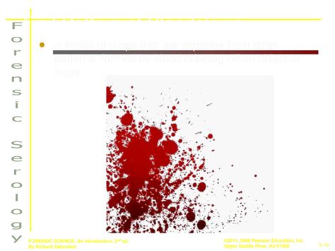 Ppt Forensic Serology Blood Splatter Analysis Powerpoint