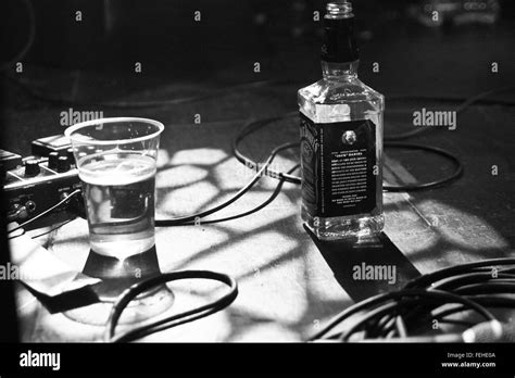Bottle jack daniels Black and White Stock Photos & Images - Alamy