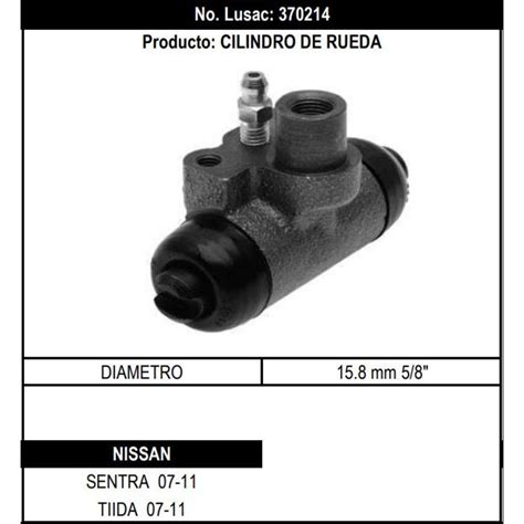 Cilindro De Rueda Trasero Abs Lusac Marmolejo