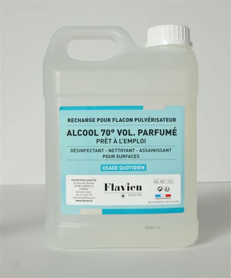 ALCOOL 70 DÉSINFECTANT SURFACES PRÊT À LEMPLOI FORMAT AU CHOIX