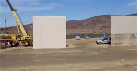 Estos Son Los Primeros Prototipos Del Muro Fronterizo De Donald Trump