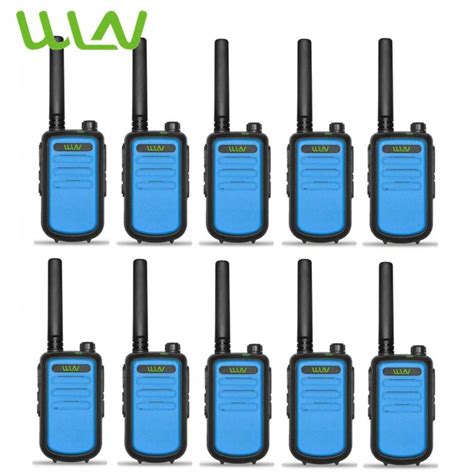 SET OF 10 WLN KD C10 UHF 400 470MHZ 16 Channel Two Way Walkie Talkie