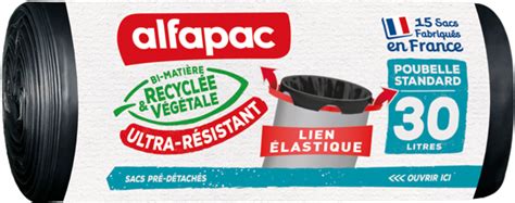 Sacs à lien élastique ultra résistant alfapac