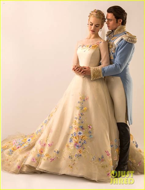 See Lily James In Cinderella's Wedding Dress Now!: Photo 3302443 ...