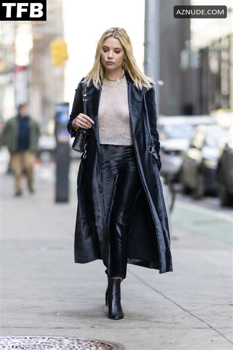 Ashley Benson Sexy Seen Braless Flaunting Her Hot Tits In Nyc Aznude