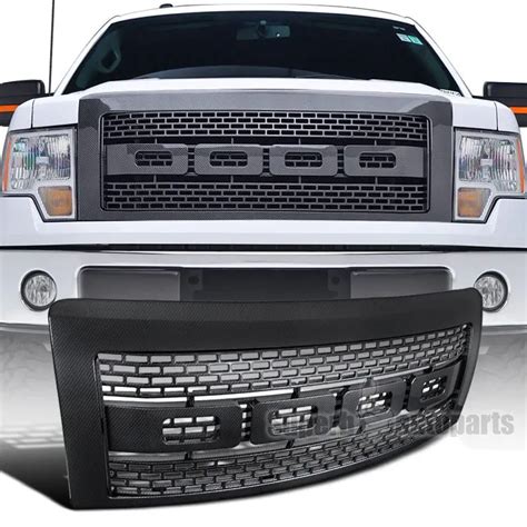 XYIVYG 2009 2014 For Ford F150 ABS Carbon Fiber Look Luxury Raptor