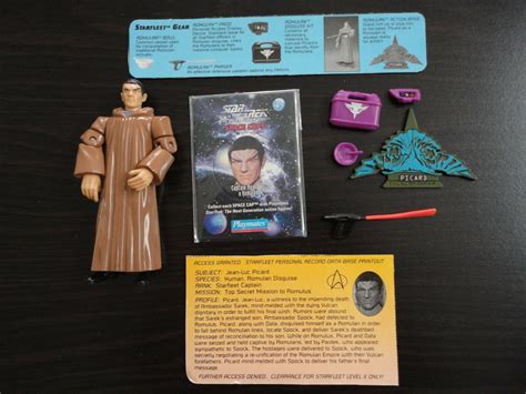 Playmates Captain Picard as a Romulan Action Figure | #4629172557