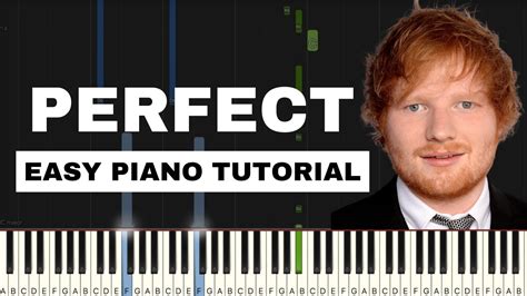 Ed Sheeran Perfect Easy Piano Tutorial Key Of C Major Youtube