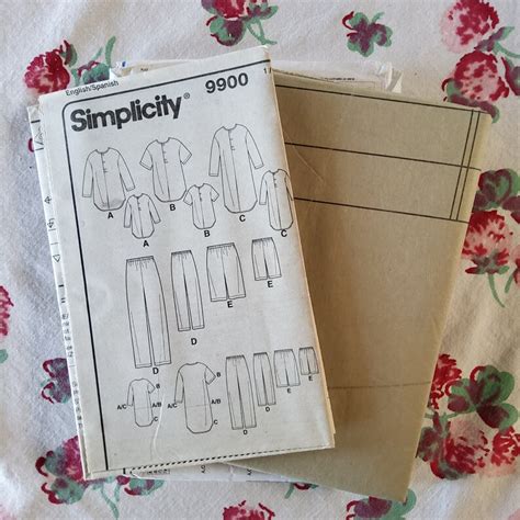 Simplicity Complete Uncut Factory Folds Sewing Pattern Etsy