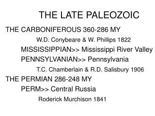 Ppt Late Paleozoic Earth History Powerpoint Presentation Free